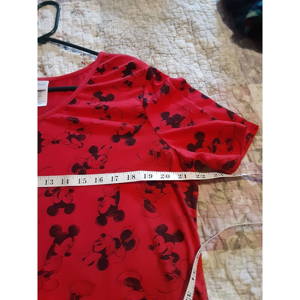 Disney Mickey Mouse graphic 1x T-shirt red Mickey - Picture 7 of 13
